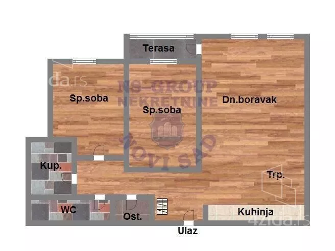 Trosoban stan | 4zida