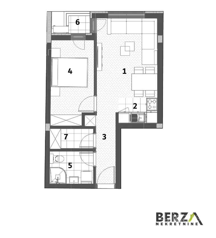 Dvosoban stan | 4zida