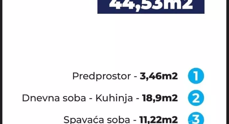 Jednosoban stan | 4zida