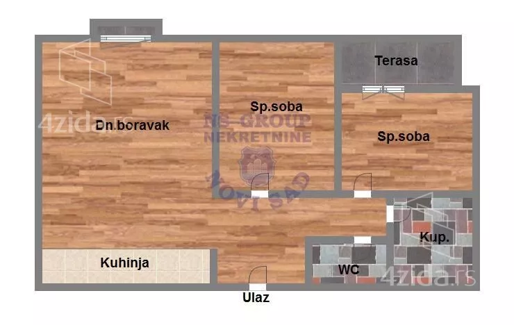 Trosoban stan | 4zida
