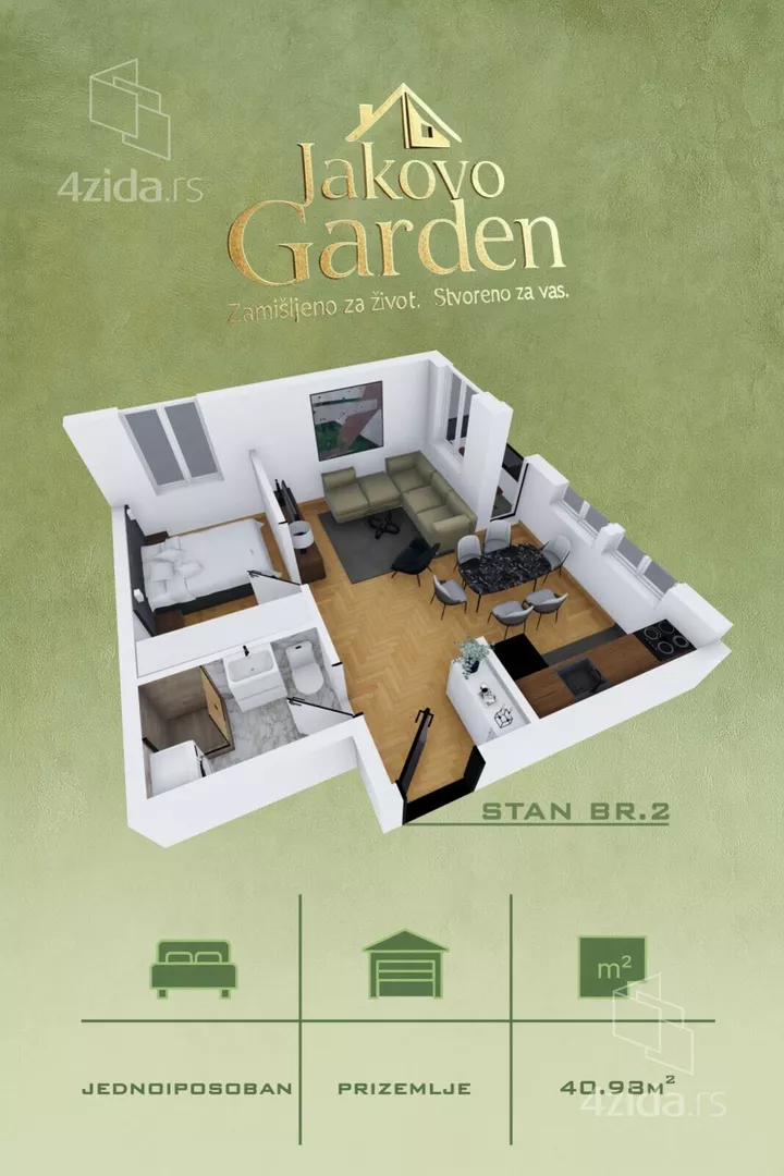 Dvosoban stan | 4zida