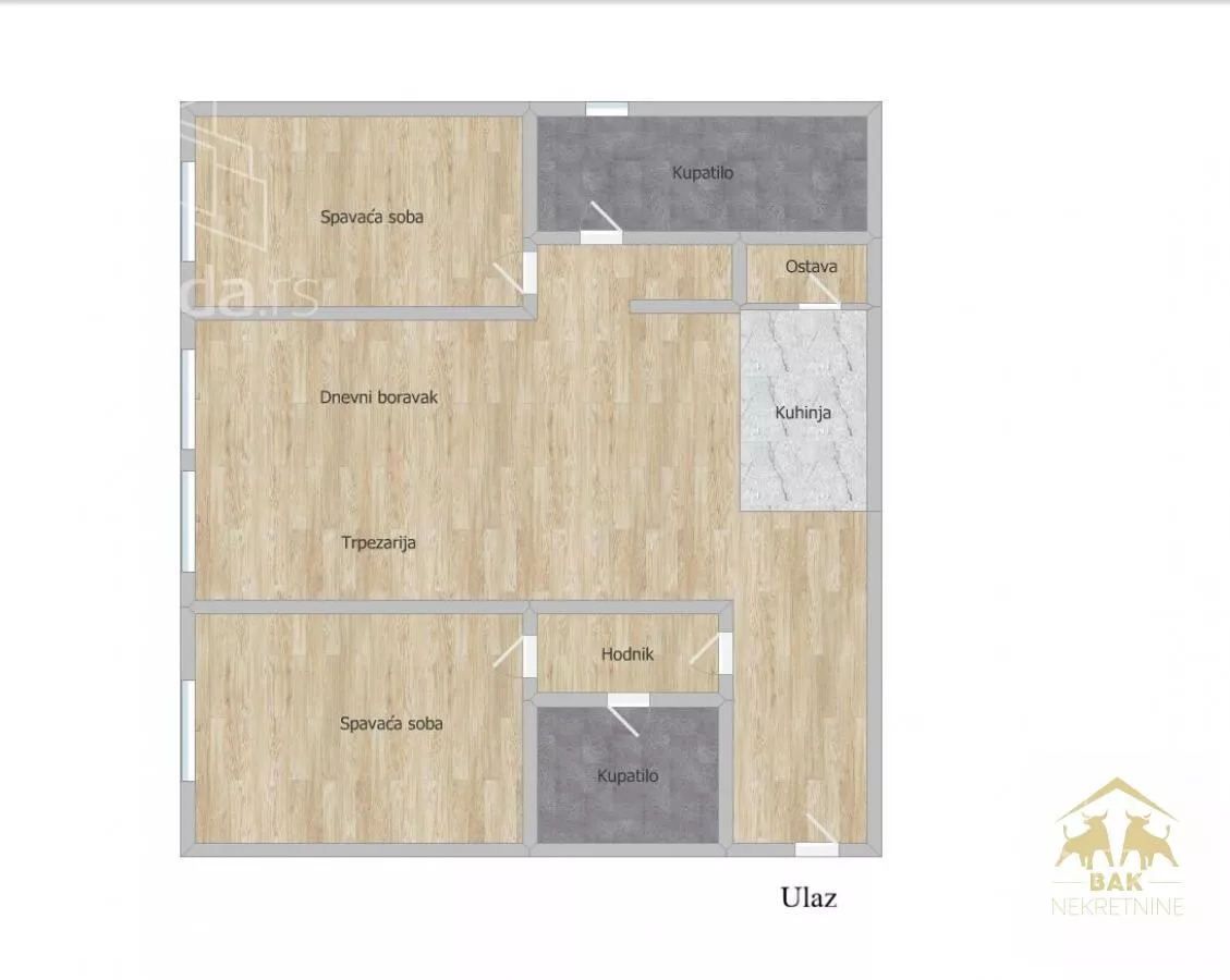 Trosoban stan | 4zida