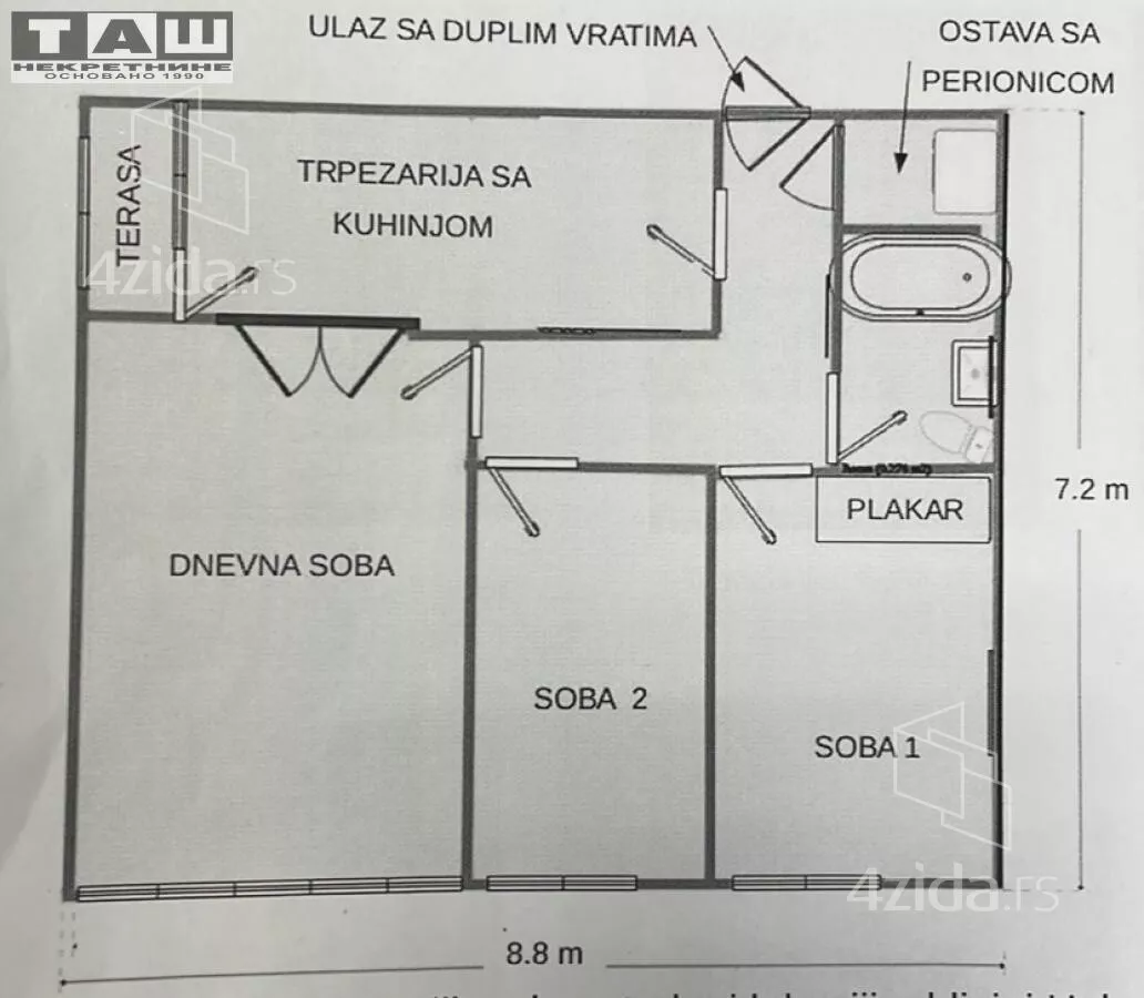 Trosoban stan | 4zida