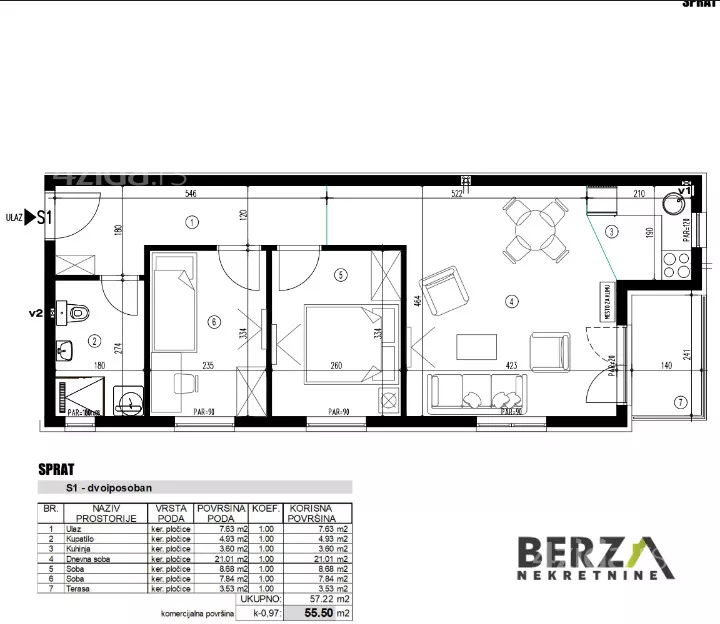 Dvoiposoban stan | 4zida