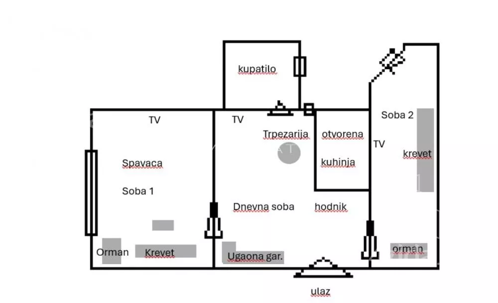 Dvosoban stan | 4zida