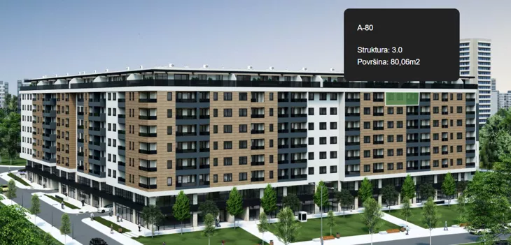 Trosoban stan | 4zida