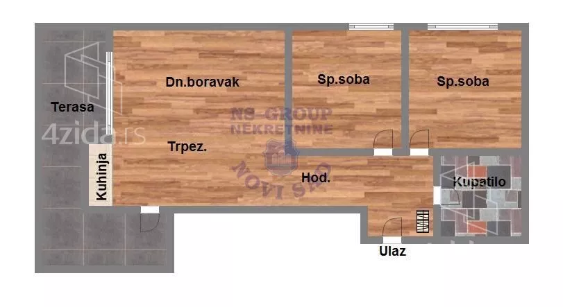 Trosoban stan | 4zida
