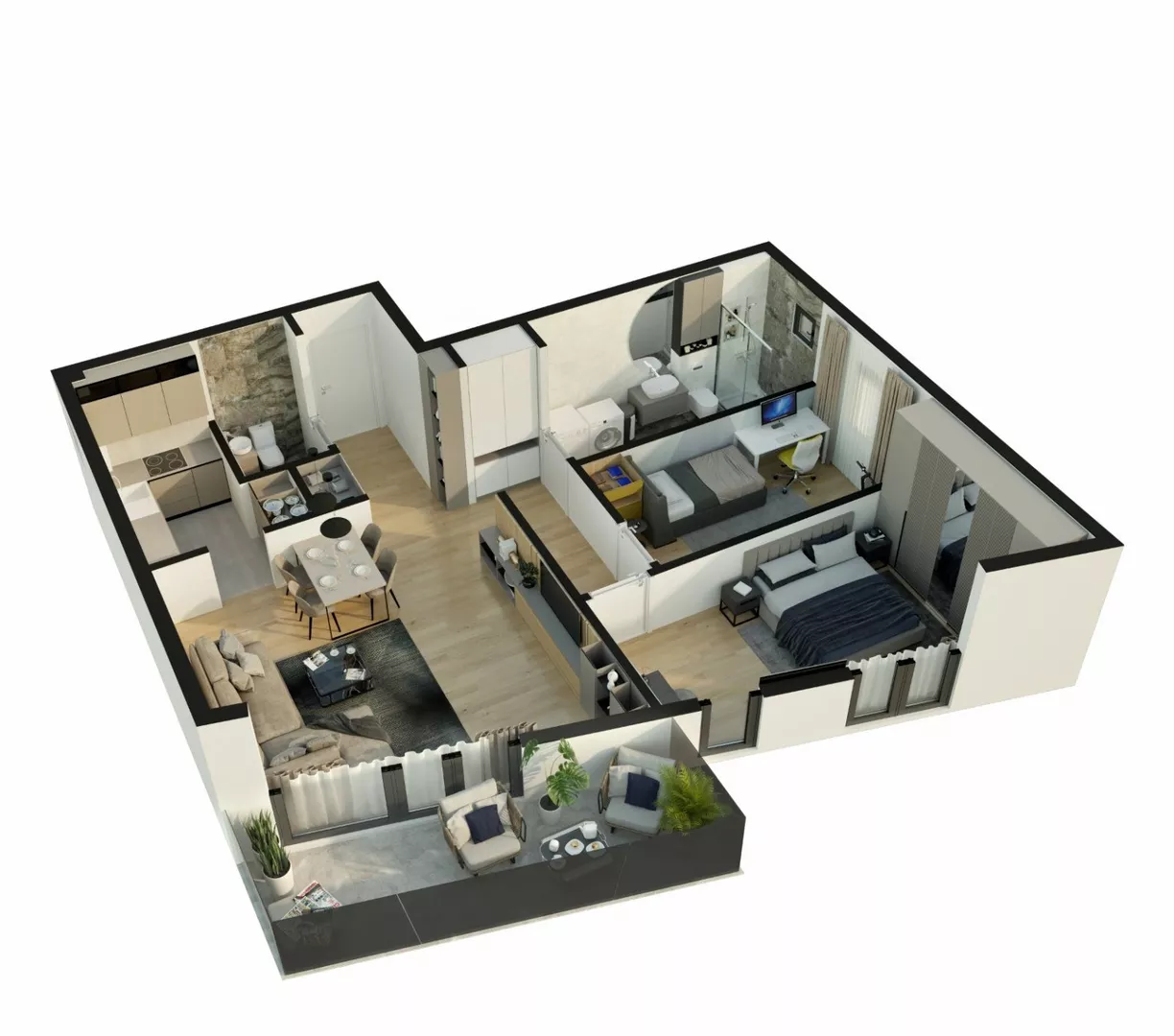 Trosoban stan | 4zida
