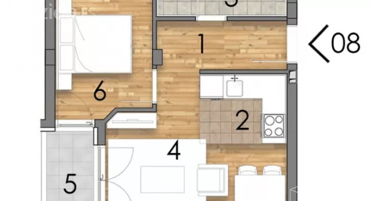 Dvosoban stan | 4zida