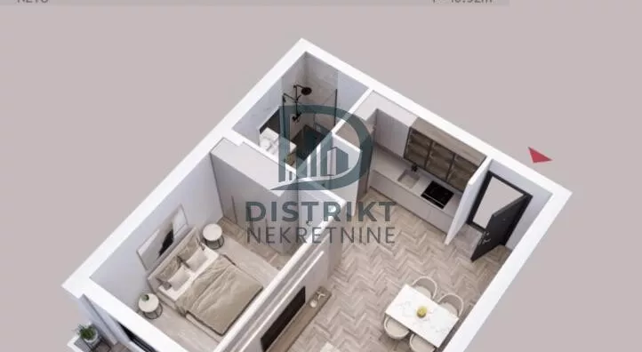 Jednoiposoban stan | 4zida