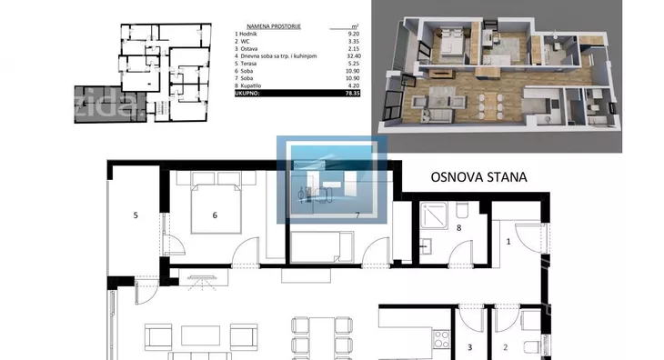 Dvoiposoban stan | 4zida