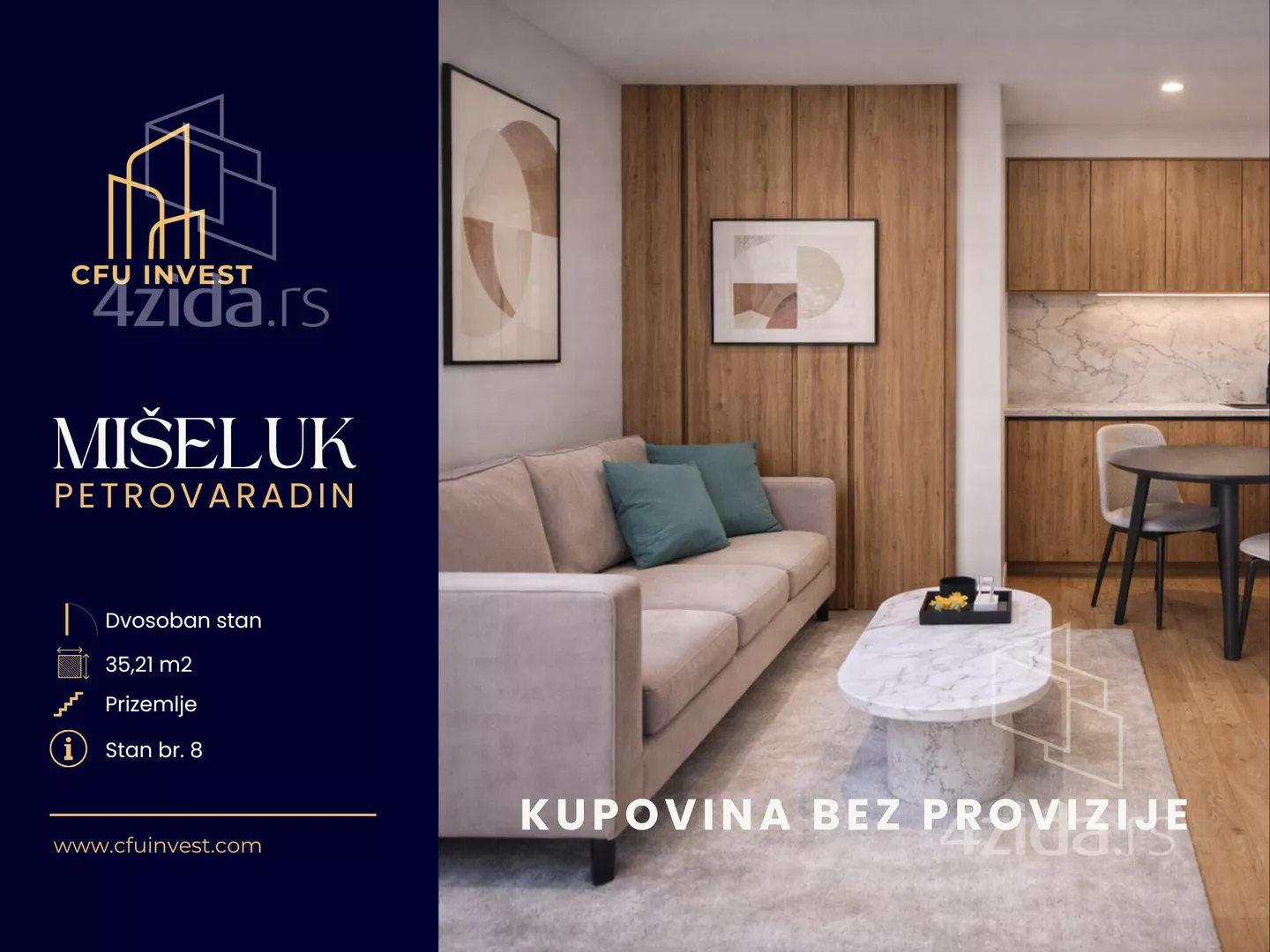 Dvosoban stan | 4zida