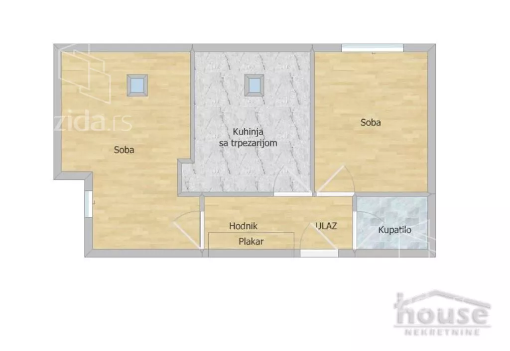 Dvosoban stan | 4zida