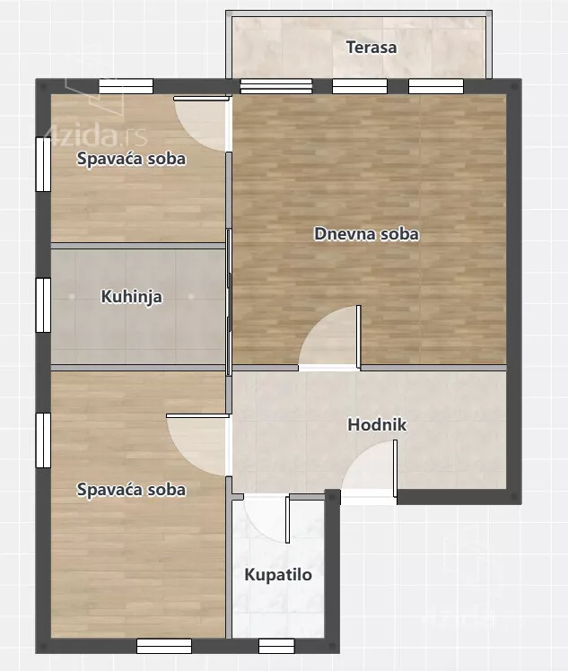 Dvoiposoban stan | 4zida