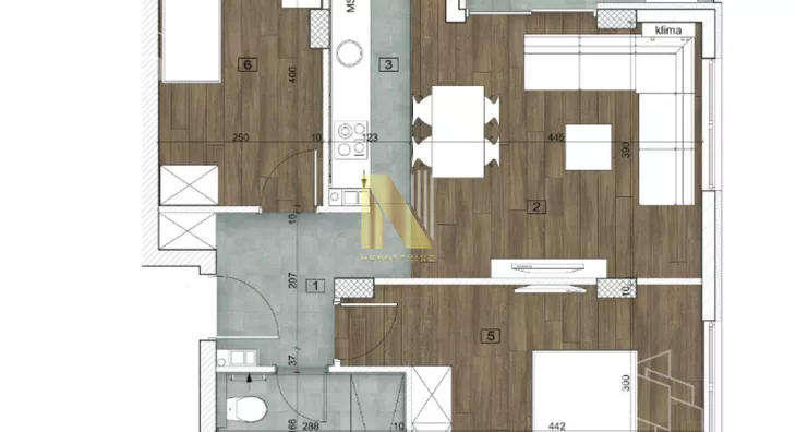 Trosoban stan | 4zida