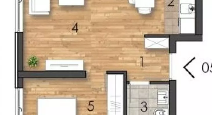 Jednoiposoban stan | 4zida