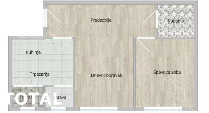 Dvosoban stan | 4zida