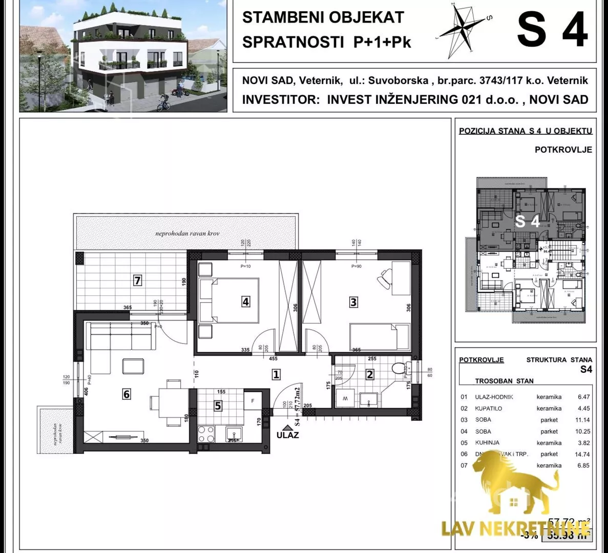 Dvoiposoban stan | 4zida