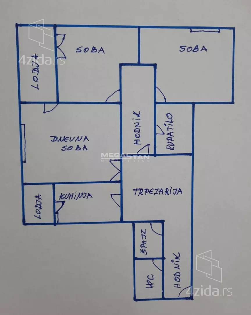 Trosoban stan | 4zida