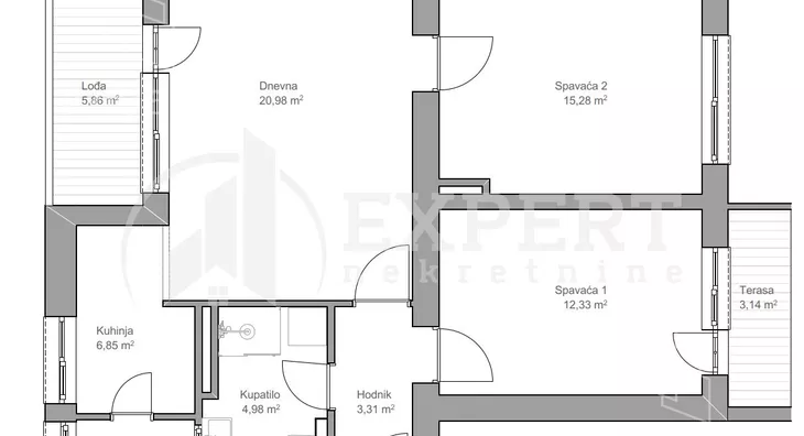 Dvosoban stan | 4zida