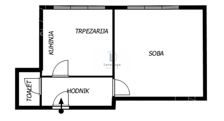 Jednosoban stan | 4zida