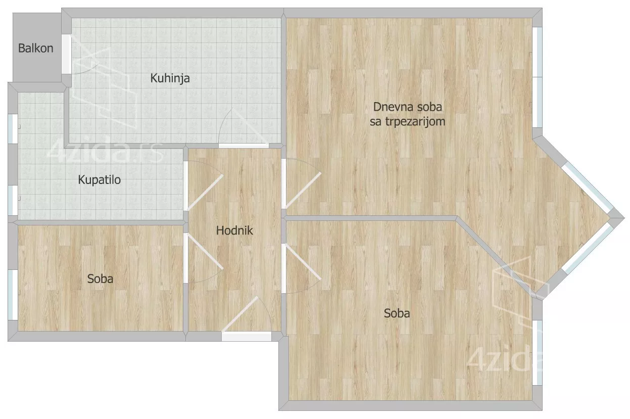 Troiposoban stan | 4zida