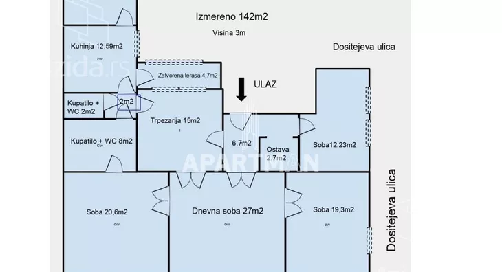 Petosoban stan | 4zida