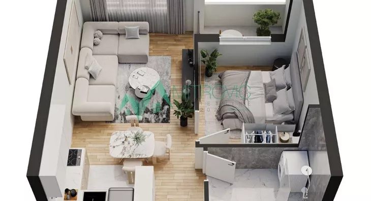 Jednoiposoban stan | 4zida