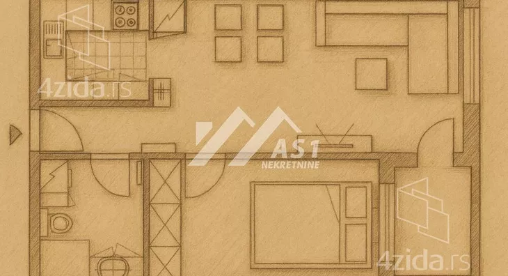 Jednoiposoban stan | 4zida