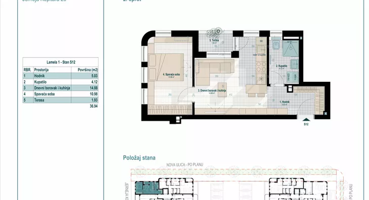 Dvosoban stan | 4zida