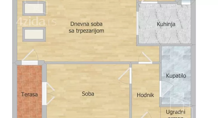 Dvoiposoban stan | 4zida