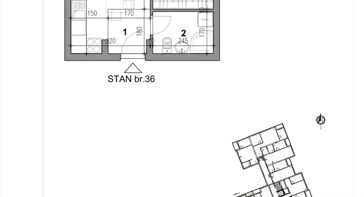 Jednoiposoban stan | 4zida