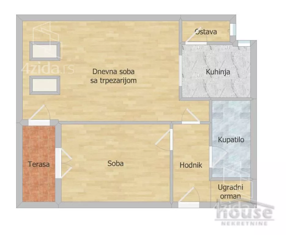 Dvoiposoban stan | 4zida