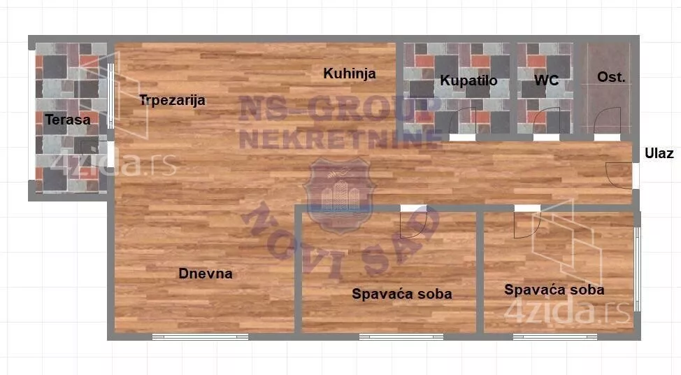 Trosoban stan | 4zida
