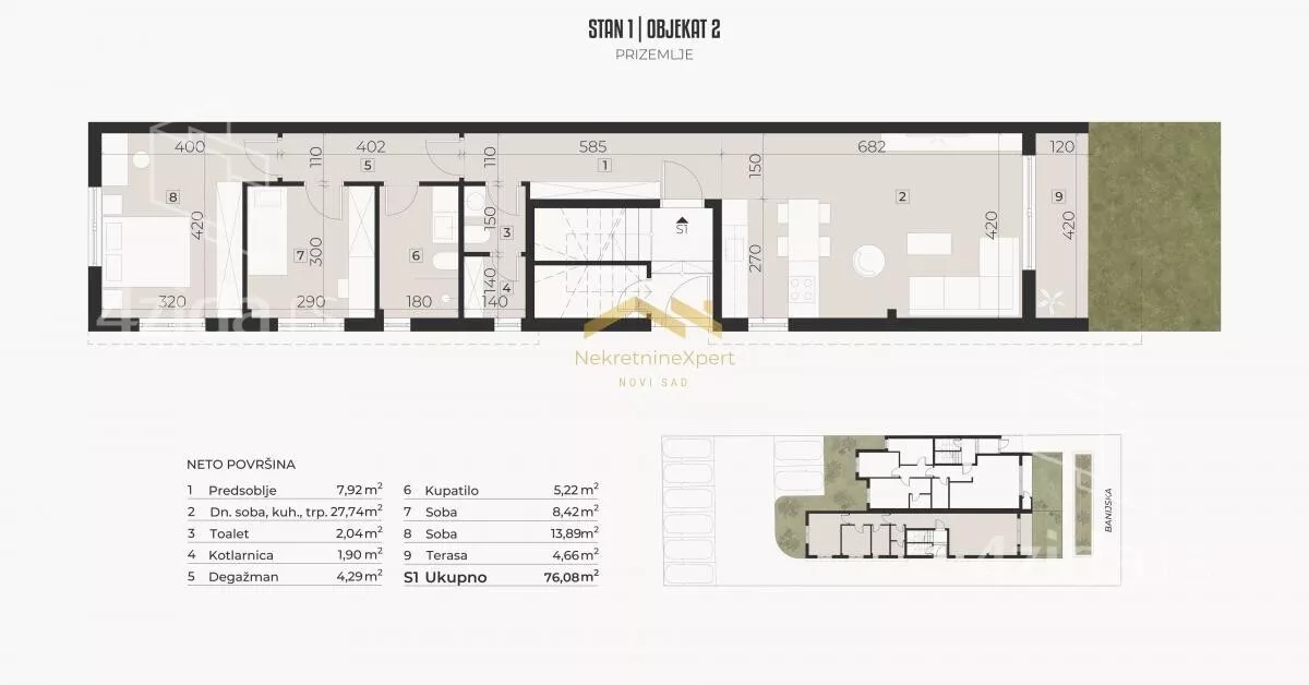 Trosoban stan | 4zida