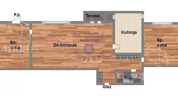 Trosoban stan | 4zida