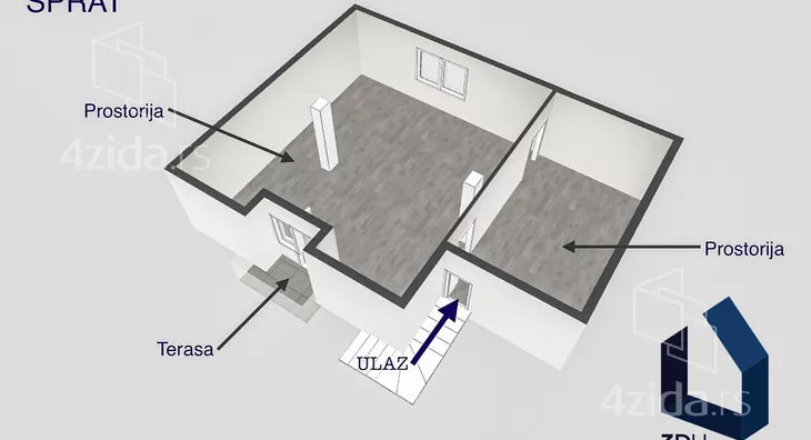 2-etažna kuća | 4zida