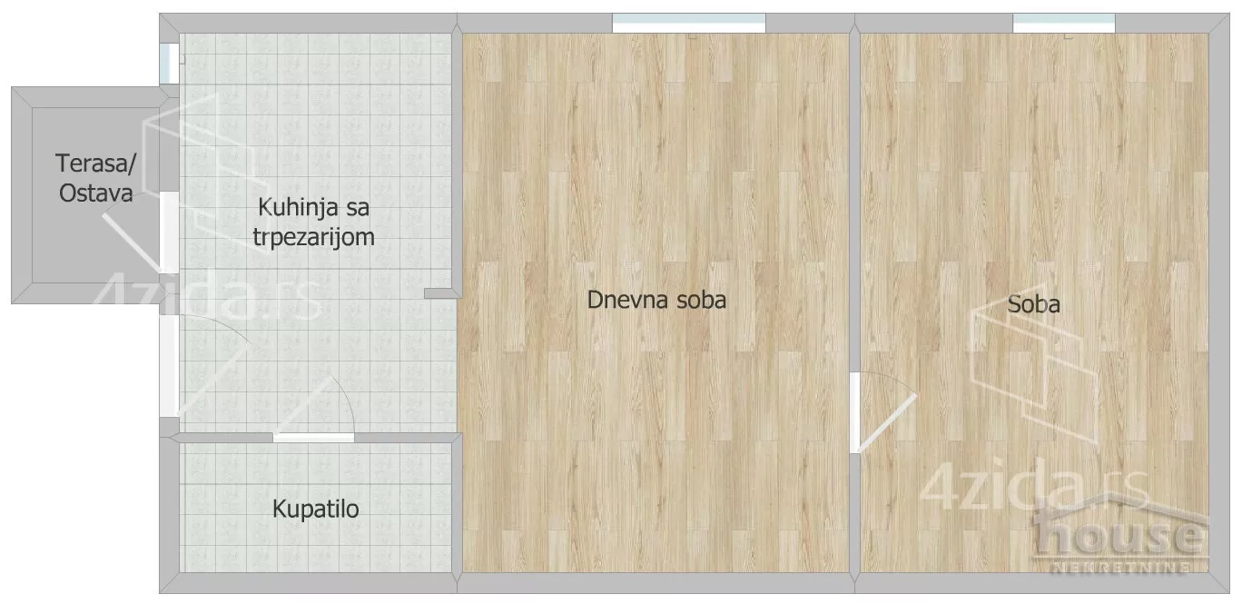 Dvosoban stan | 4zida