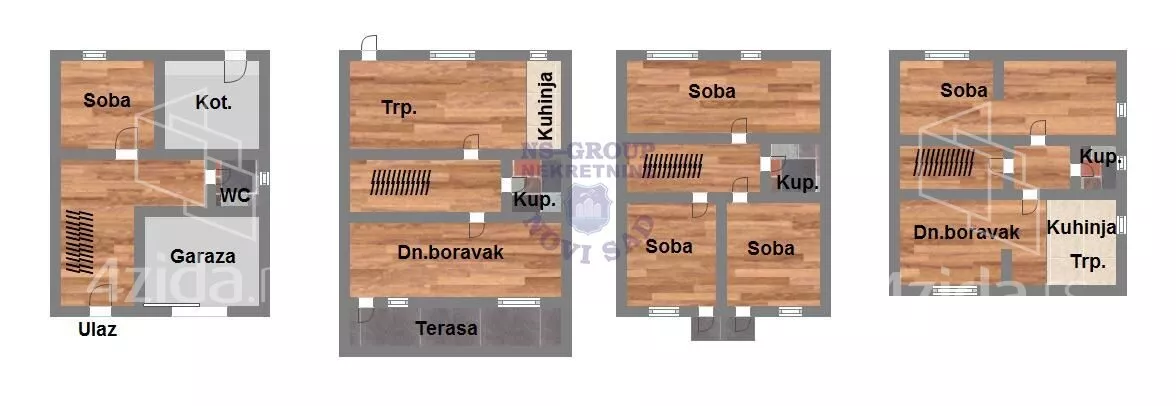 2-etažna kuća | 4zida