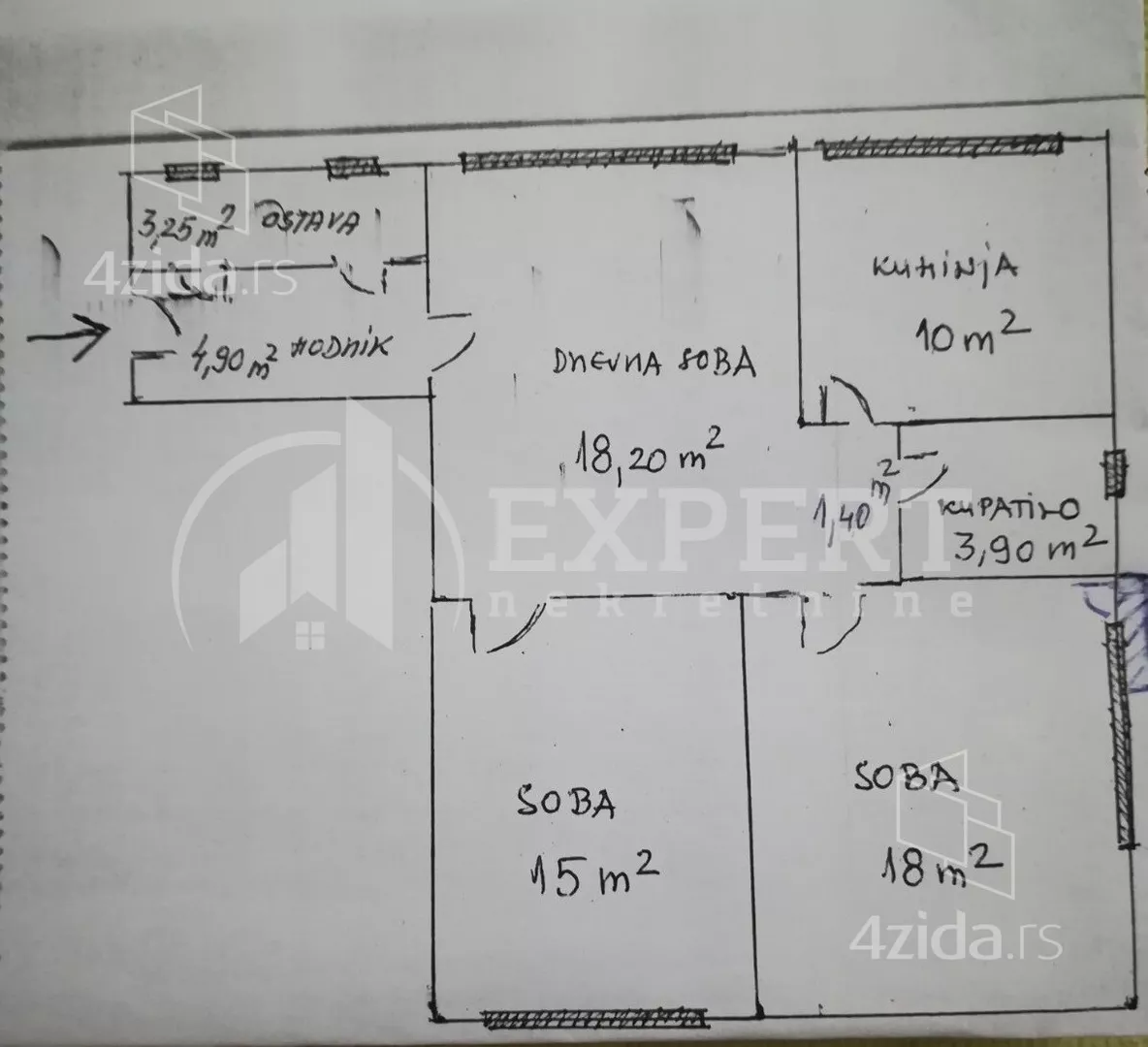 Trosoban stan | 4zida