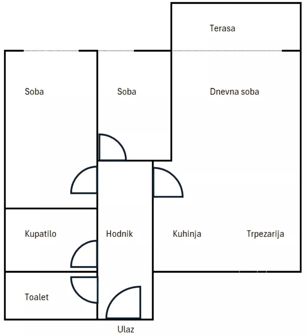 Trosoban stan | 4zida