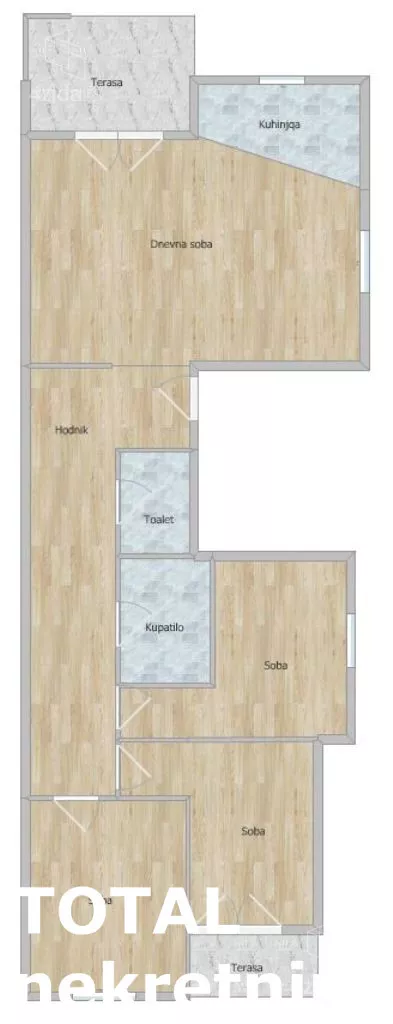Troiposoban stan | 4zida