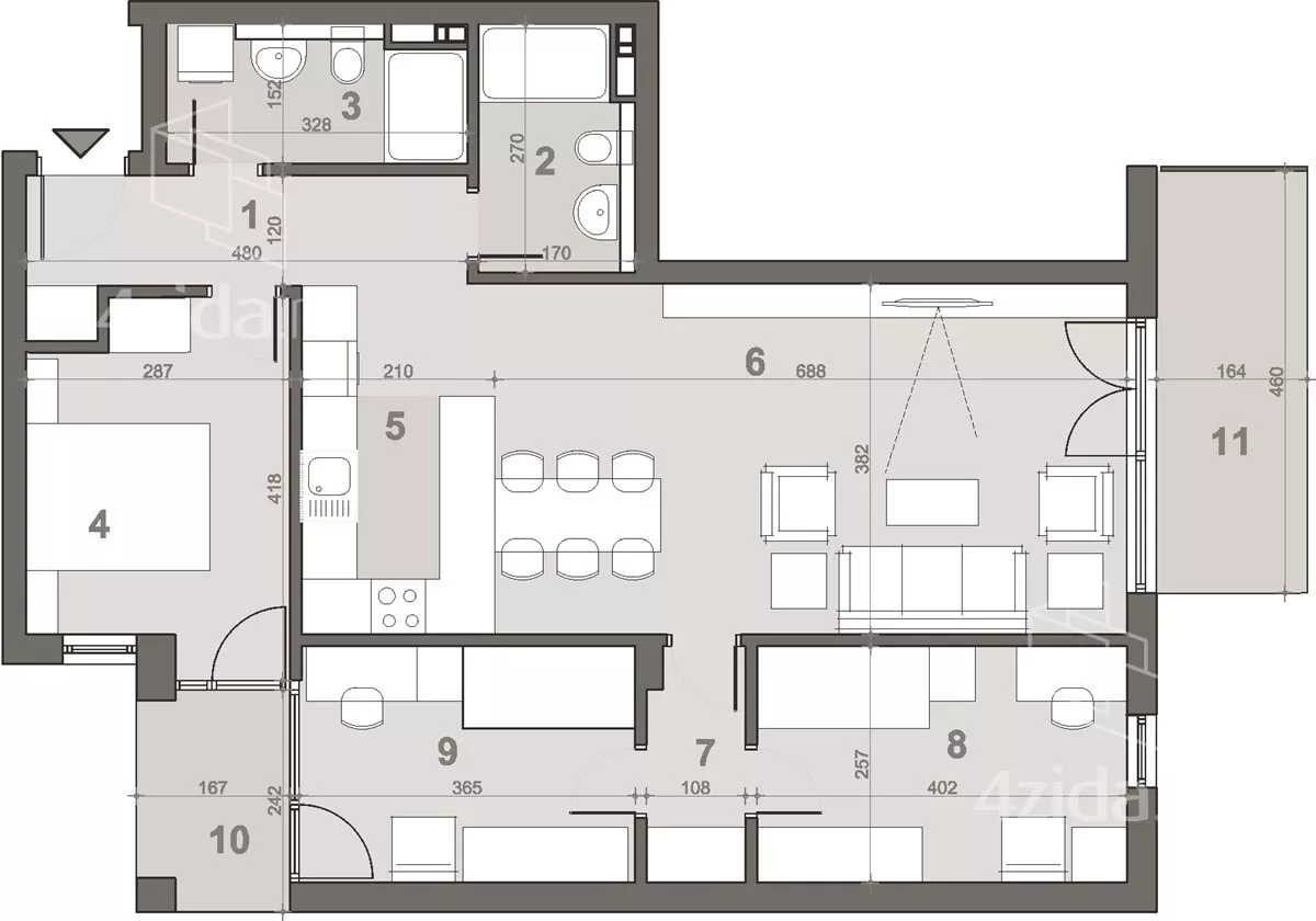 Četvorosoban stan | 4zida