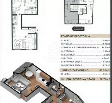Dvoiposoban stan | 4zida