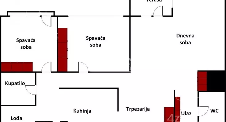 Trosoban stan | 4zida