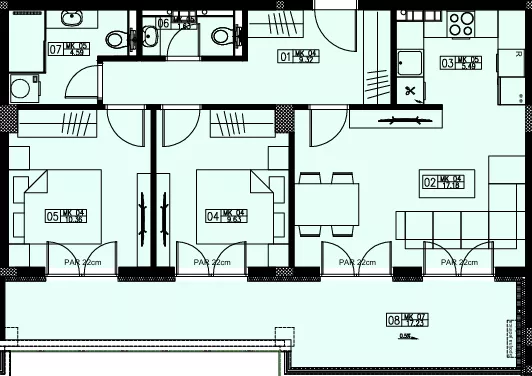 Trosoban stan | 4zida