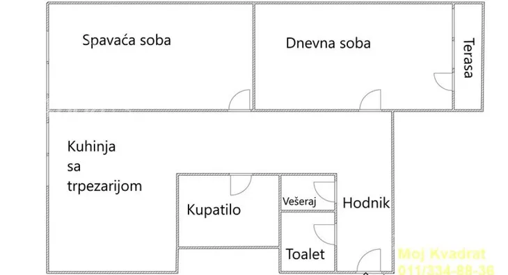 Dvosoban stan | 4zida