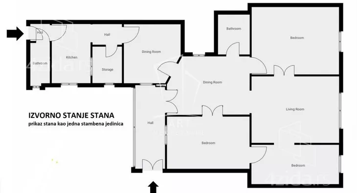 Petosoban stan | 4zida