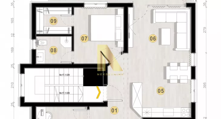 Troiposoban stan | 4zida