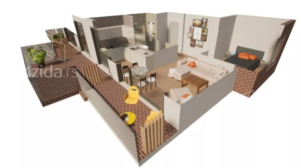 Dvosoban stan | 4zida